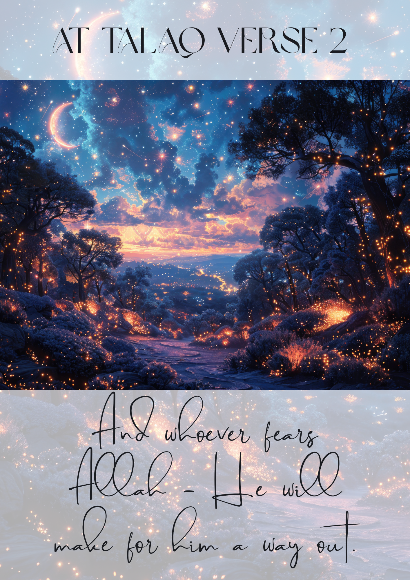 Surah Al Talaq Poster