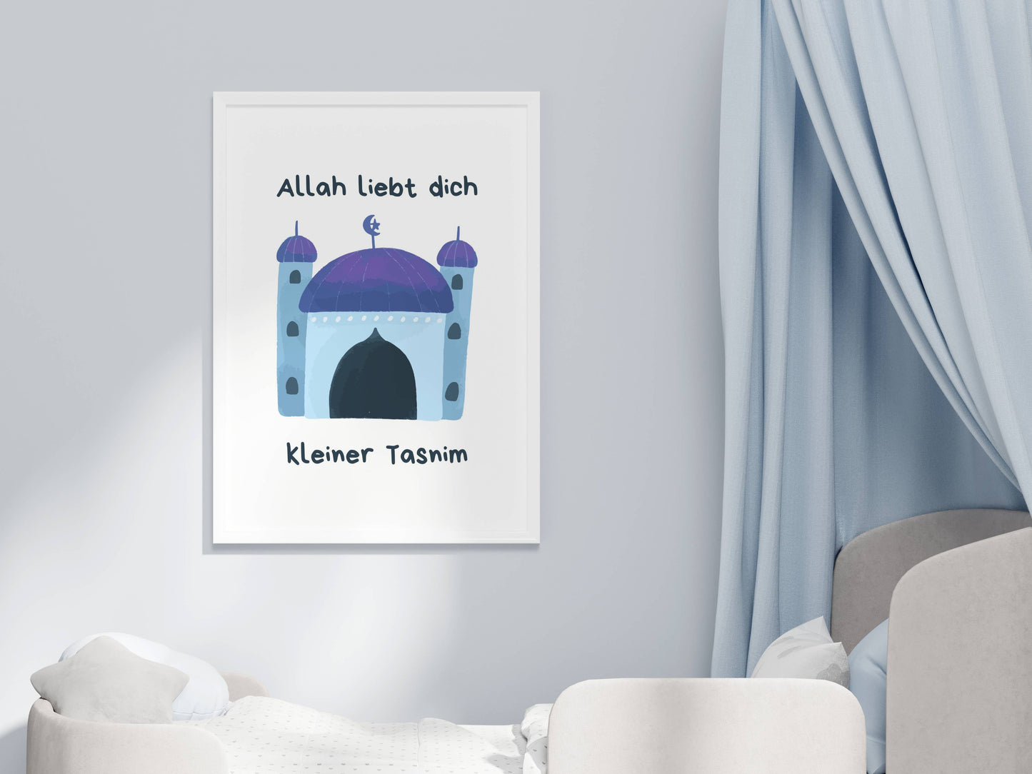 Allah liebt dich Poster für Jungs