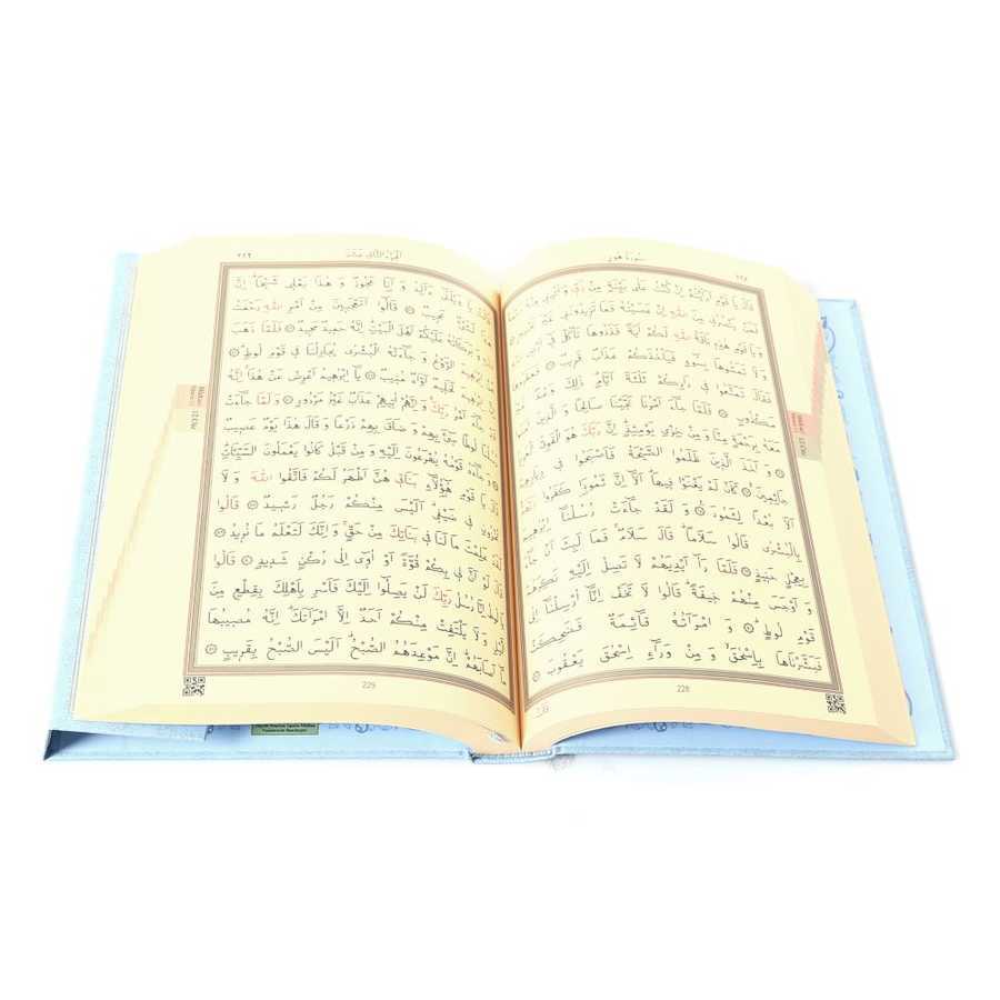 Koran in blau-gold