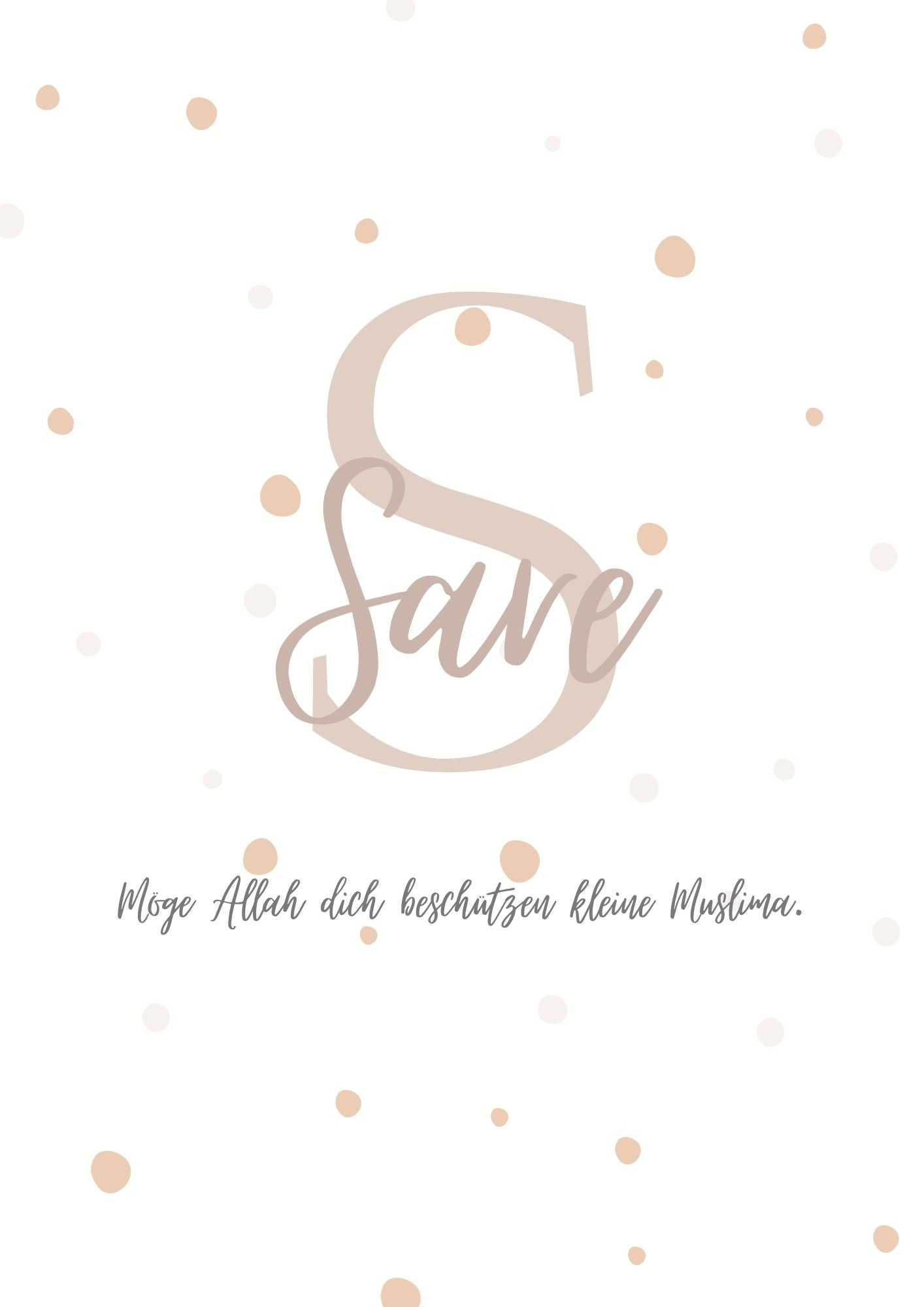 Buchstabenposter mit Blumen für Kinder