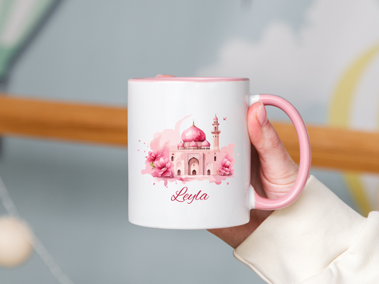 Rosa Moschee Tasse für Mädchen
