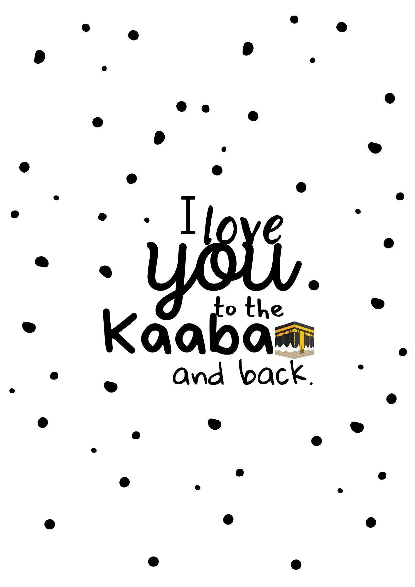 I love you to the kaaba and back Poster