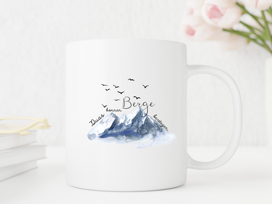 Duas können Berge bewegen Tasse