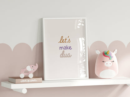 Let‘s make dua Poster