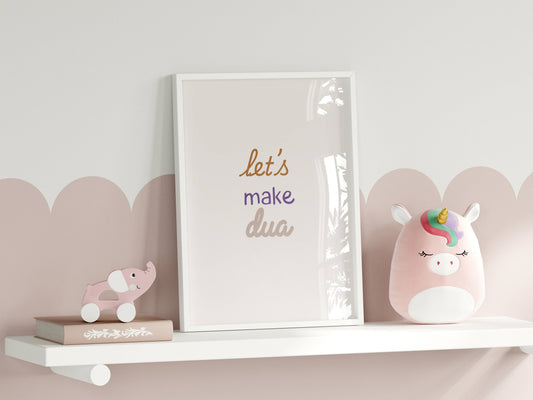 Let‘s make dua Poster